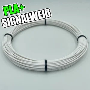 PLA+ Filament Signalweiß Sample 50g