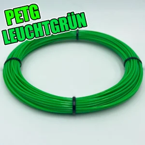 PETG Filament Leuchtgrün Sample 50g