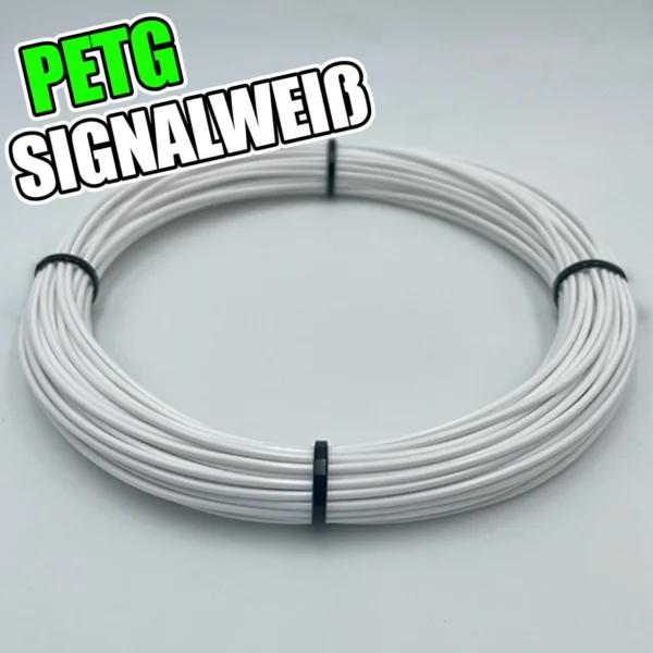 PETG Filament Signalweiß Sample 50g