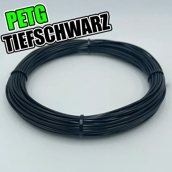 PETG Filament Tiefschwarz Sample 50g