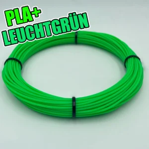 PLA+ Filament Leuchtgrün Sample 50g