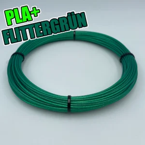 PLA+ Filament Flittergrün Sample 50g