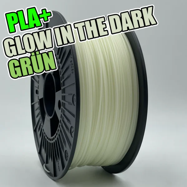 PLA+ Glow in the Dark Grün Rolle passend für AMS. Made in Germany