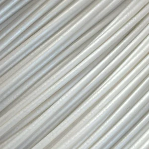 PLA+ Perlweiß Filament Faden. Filament Made in Germany