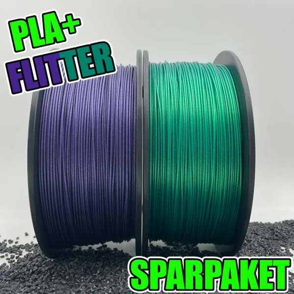 Sparpaket PLA+ Filament Flitter 2KG
