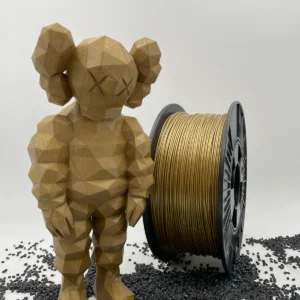 PETG Perlgold Druck. Filament Made in Germany
