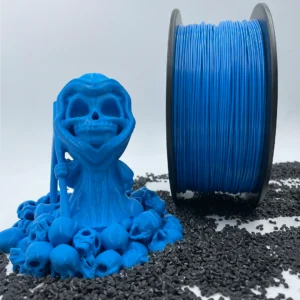 PETG Leuchtblau Druck. Filament Made in Germany