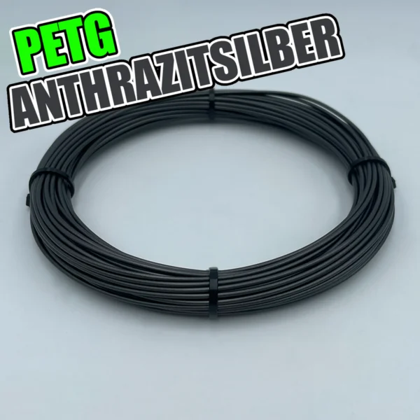 PETG Filament Anthrazitsilber Sample 50g
