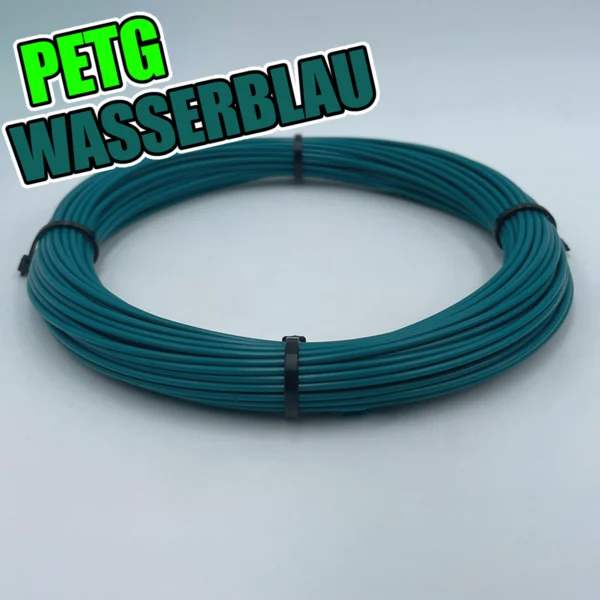 PETG Filament Wasserblau Sample 50g