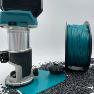 PETG Wasserblau Druck. Filament Made in Germany