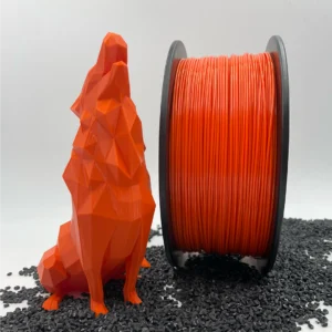 PETG Orange Druck. Filament Made in Germany