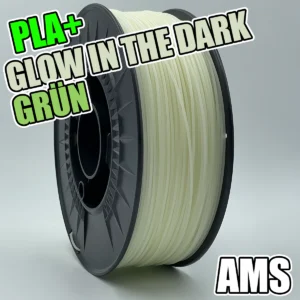 PLA+ Glow in the Dark Grün Rolle passend für AMS. Made in Germany