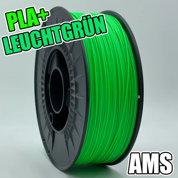 PLA+ Leuchtgrün Rolle passend für AMS. Made in Germany