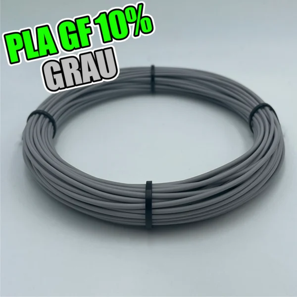 PLA GF 10% Filament Grau Sample 50g 10% Glasfaser