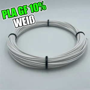 PLA GF 10% Filament Weiß Sample 50g 10% Glasfaser