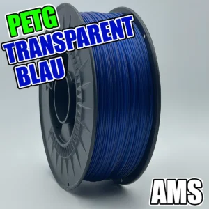PETG Transparent Blau Rolle passend für AMS. Made in Germany